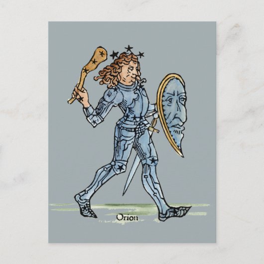 オリオン、1482年 ポストカード (正面)