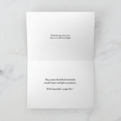 オリオールズの悔やみや弔慰カード カード (内部)