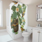 オリオールズの鳥の野性生物の巣のAudubonのシャワー・カーテン シャワーカーテン (インサイチュ)