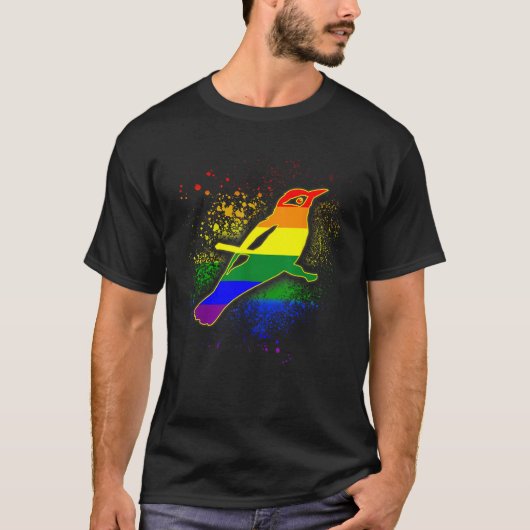 オリオールLGBTプライドシャツ Tシャツ (正面)