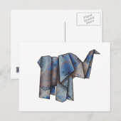 オリガミファント ポストカード (正面/裏面)