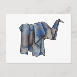 オリガミファント ポストカード