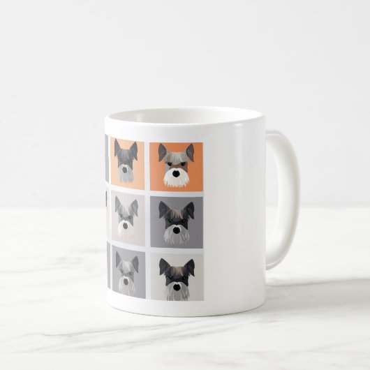 オリザミニシュナウザーマグ コーヒーマグカップ (正面右)