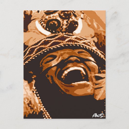 オリシャの喜び踊り ポストカード (正面)