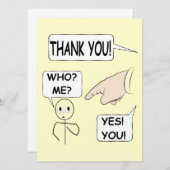 オリジナルありがとう 招待状 (正面/裏面)