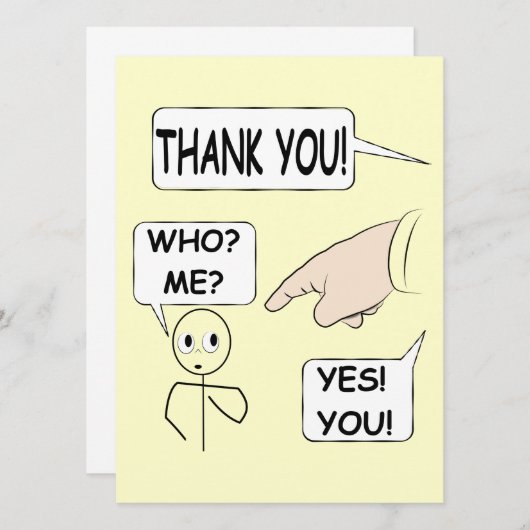 オリジナルありがとう 招待状 (正面/裏面)