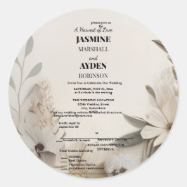 オリジナルでカスタマイズできるマイルストーン・セレブレーションカード ラウンドシール