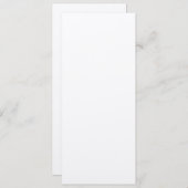 オリジナルでカスタマイズ可能なウェディング招待状セットのスケジュール 招待状 (正面/裏面)