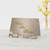 オリジナルでデザイン可能な記念日カード カード (黄色い花)