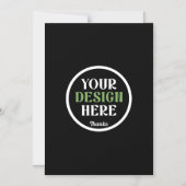 オリジナルでユニーク、スタイリッシュ＆ミニマルなハーシーのキス マグネット招待状 (正面)