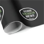 オリジナルでユニーク、洗練されたミニマルなハershey'sキッス ラッピングペーパー (ロールコーナー)