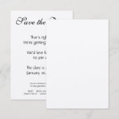 オリジナルで作成可能なウェディング招待状セット 招待状 (正面/裏面)