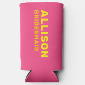 オリジナルで楽しいモダンなハッチェロレッテのサマー・ビーチ・トリップ スリム缶クーラー (正面)