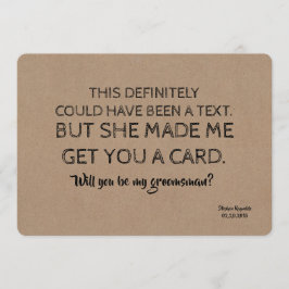 オリジナルで面白いブライズメイド 招待状