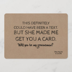 オリジナルで面白いブライズメイド 招待状