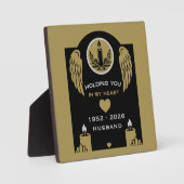 オリジナルで飾れる 追悼記念日 フォトプラーク (正面)