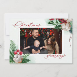 オリジナルなクリスマスツリー 現代的な写真でホリデーシーズンを祝おう シーズンカード
