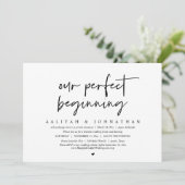 オリジナルなスタートを飾る、極上の挙式後パーティー 招待状 (スタンド正面)