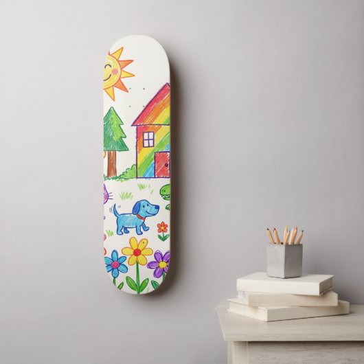 オリジナルな子供の作品アートグッズ スケートボード (ウォールアート)