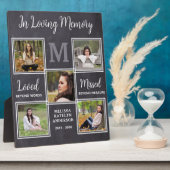 オリジナルな愛の記憶 ユニークなメモリアル写真 フォトプラーク (側面)