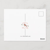 オリジナルな我が家とラクダのぬりえカード ポストカード (裏面)