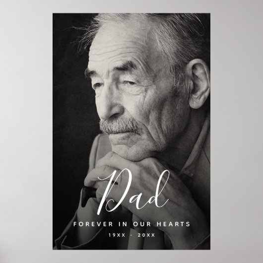 オリジナルな現代のお別れ会スタイルの葬儀 ポスター (正面)