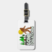 オリジナルによってSquatchinの行くデザイン ラゲッジタグ (正面縦)