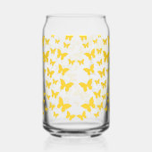 オリジナルのひまわりを蝶に変える ガラス缶 (右)