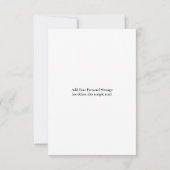 オリジナルのアルファベット「E」写真コラージュを作成 カード (裏面)