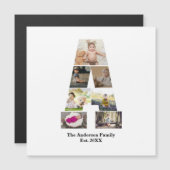 オリジナルのアルファベットA写真コラージュを作成する (正面/裏面)