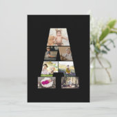 オリジナルのアルファベットA写真コラージュを作成する シーズンカード (スタンド正面)