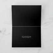 オリジナルのアルファベットA写真コラージュを作成 カード (内部)