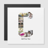 オリジナルのアルファベットC写真コラージュを作成 (正面/裏面)