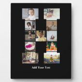 オリジナルのアルファベットH写真コラージュを作成 フォトプラーク (正面)