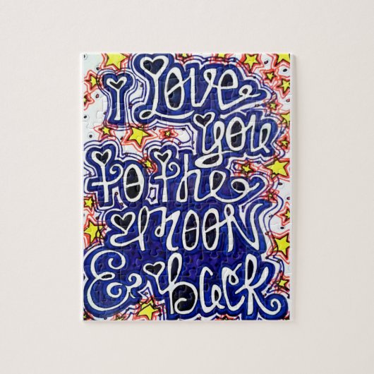 オリジナルのアートワークのパズル ジグソーパズル (縦)