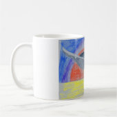 オリジナルのアートワークキャットコーヒーマグ コーヒーマグカップ (左)