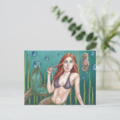 オリジナルのアートワーク泡状はがき ポストカード (スタンド正面)