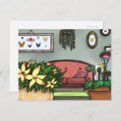 オリジナルのアートワーク – シーティングルーム ポストカード (正面/裏面)