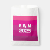 オリジナルのイニシャルと年月 フェイバーバッグ (正面)