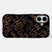 オリジナルのイニシャルパターンを作成 Case-Mate iPhoneケース (裏面 (横))