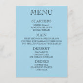 オリジナルのイベント・レストランメニューを作成 メニュー (正面)