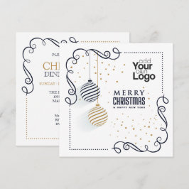 オリジナルのイベント & 会社のホリデー招待状を作成 招待状