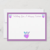 オリジナルのイースター写真 カード (裏面)