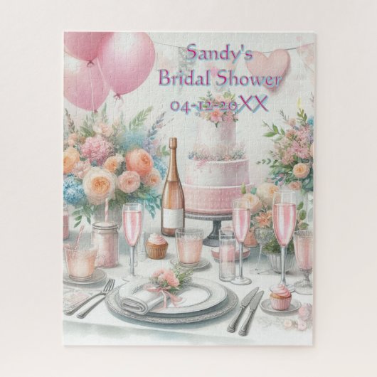 オリジナルのウェディングシャワー・ジグソーパズル ジグソーパズル (縦)