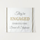 オリジナルのエンゲージメント ウォール タペストリー (正面(横))