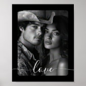 オリジナルのカップル記念ポスターを作成 ポスター (正面)