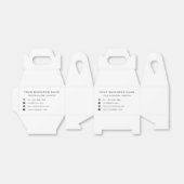 オリジナルのギフトボックスデザインテンプレートを作成する フェイバーボックス (折り畳みなし)