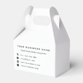 オリジナルのギフトボックスデザインテンプレートを作成する フェイバーボックス (正面サイド)