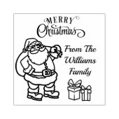 オリジナルのクリスマスギフトラベルを作ろう テキストラバー ラバースタンプ (インプリント)