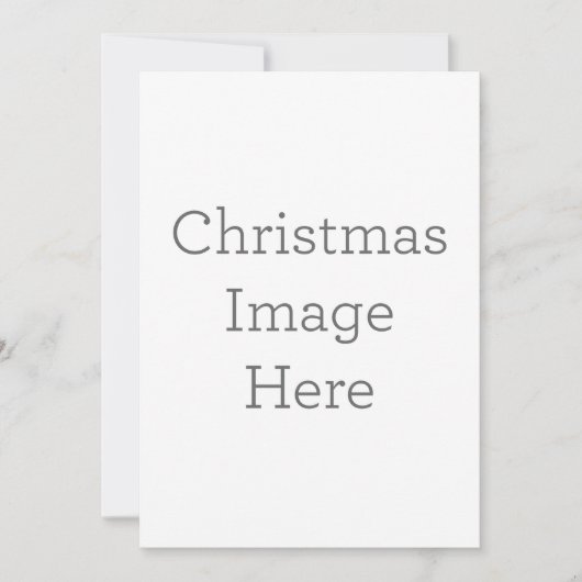 フラット招待状, サイズ: 12.7cm x 17.8cm, ペーパー: シグネチャーマット, 封筒: ホワイト (正面)